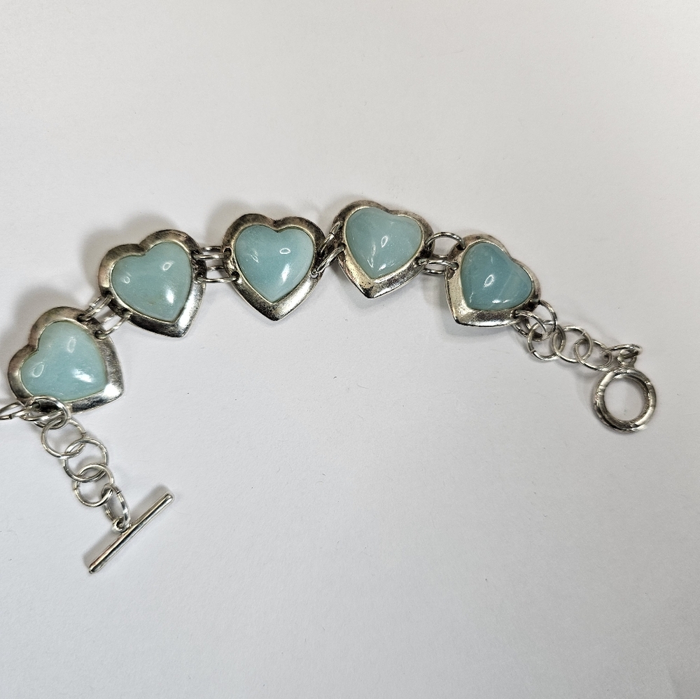 Blue Stones Toggle Bracelet